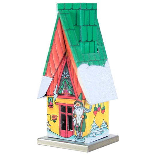 Gnome Christmas Cottage Incense Smoker ~ Germany